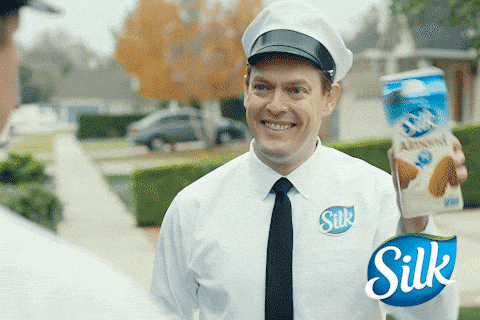 A video gif for a Silk milk campaign
